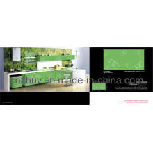 Panneau de peinture en couleur UV en bois pour cabine de cuisine (ZH-C838)